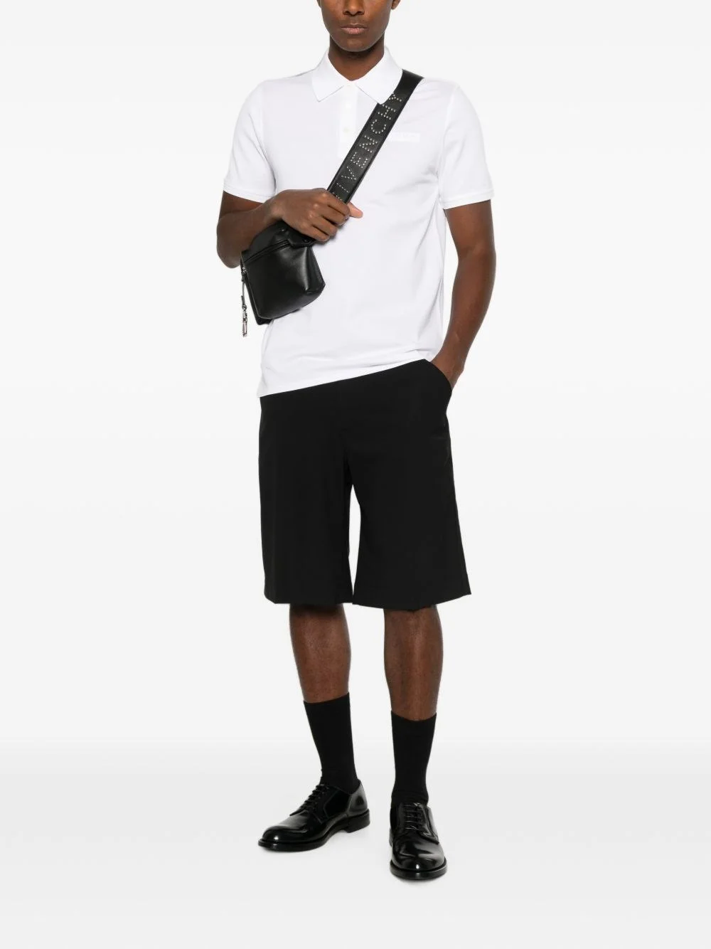 Logo cotton polo shirt - 1