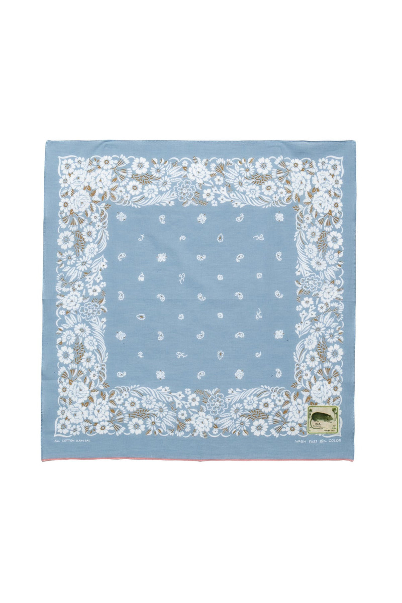 Fastcolor Selvedge Bandana (CHURCHILL GARDEN) 20x20 3