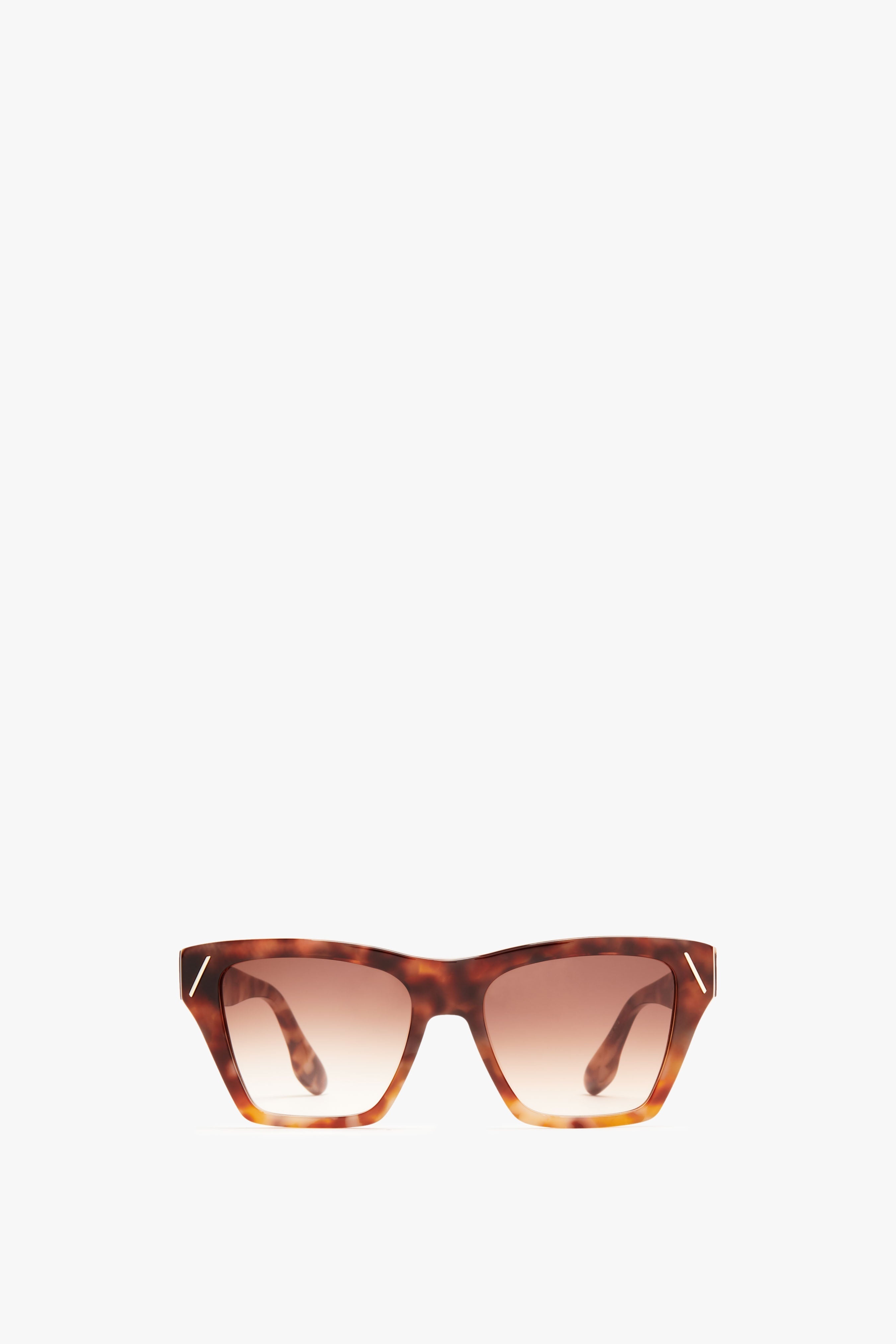 Classic Logo Sunglasses in Light Havana Fade - 1