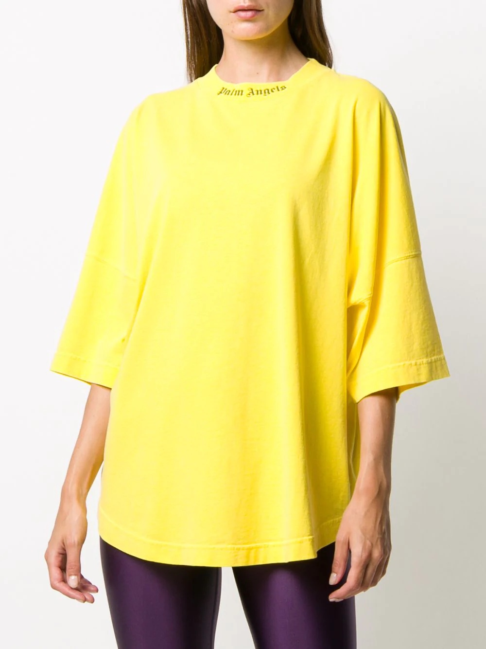 logo-print oversized T-shirt - 3