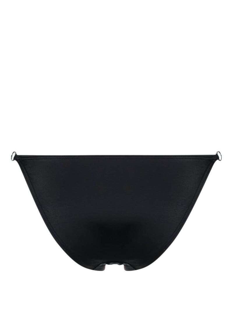Diesel D logo plaque bikini bottoms outlook