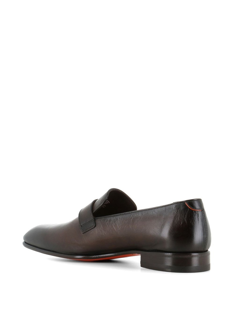 buckle-fastening leather loafers 3