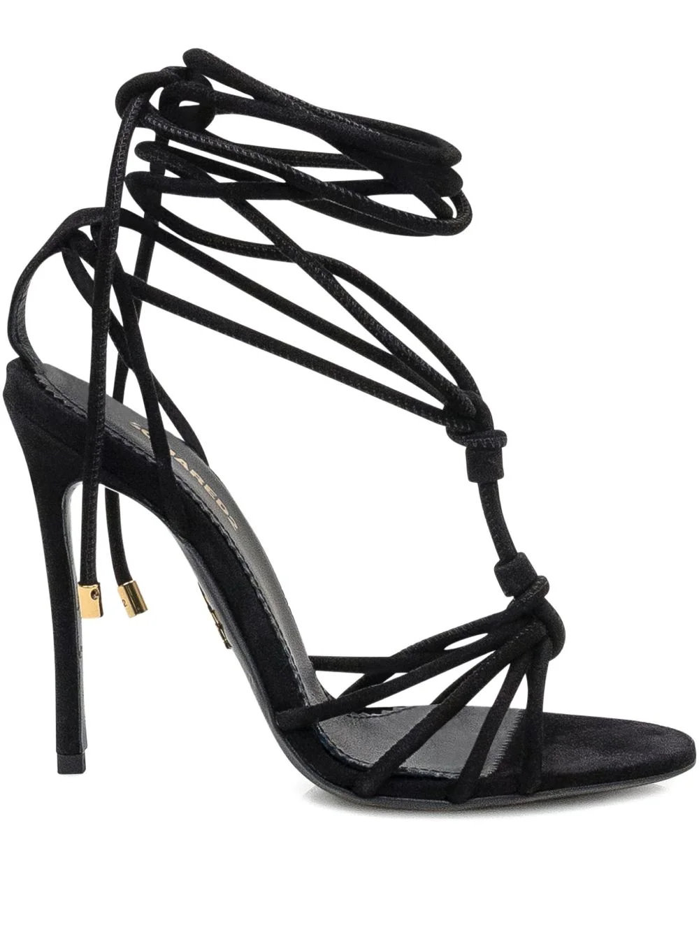 lace-up stiletto-heeled sandals - 1