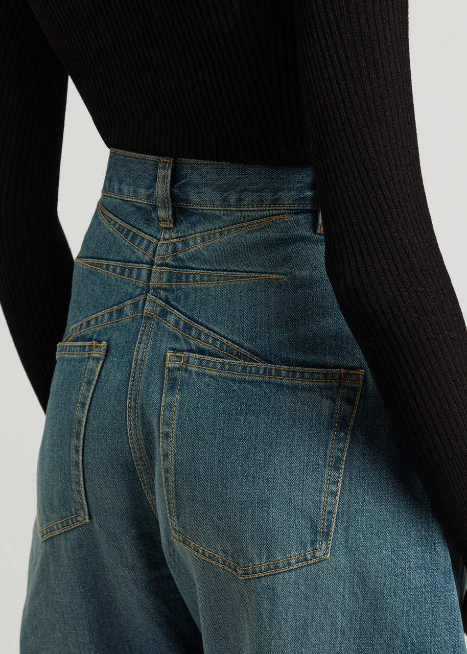 Alaïa Round Barrel-leg Jeans - 5