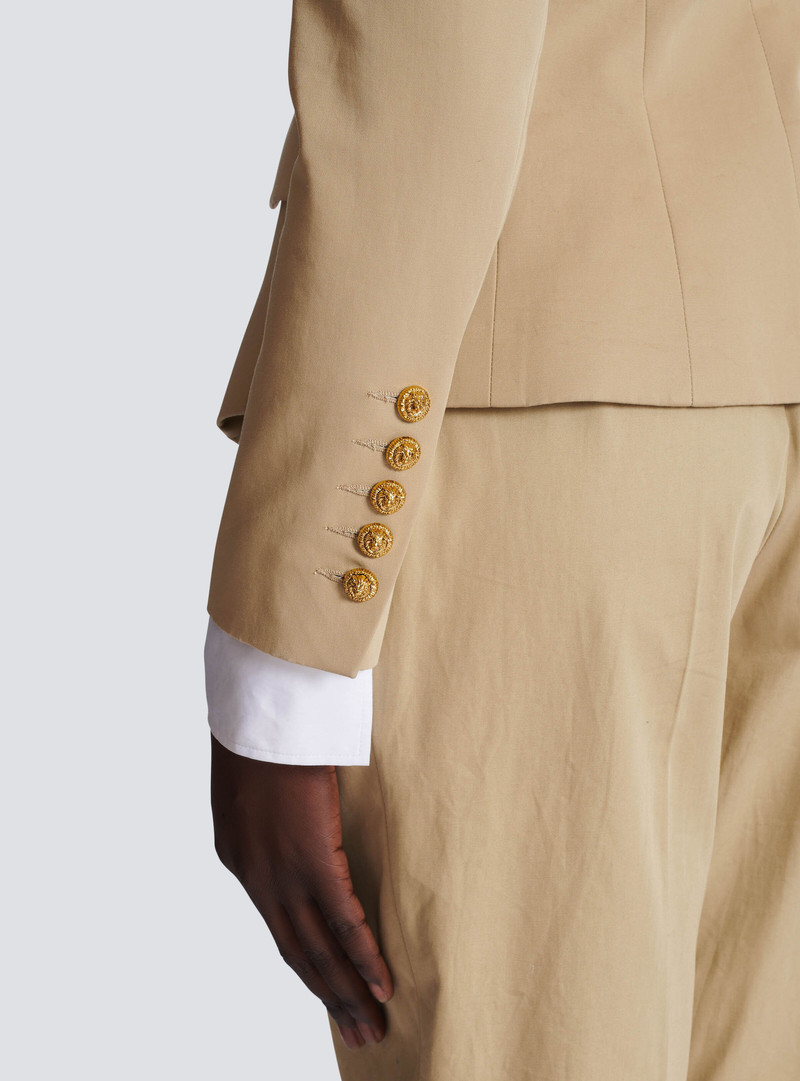 Gabardine 6-Button Jacket 6