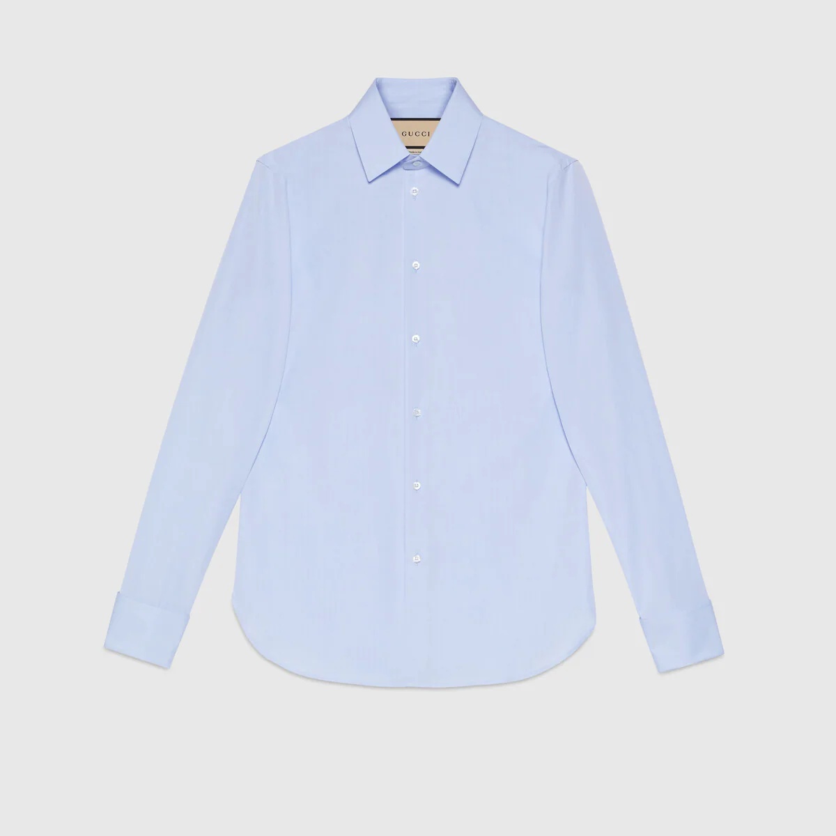 Cotton poplin Cotton shirt with hidden Gucci labelshirt - 2