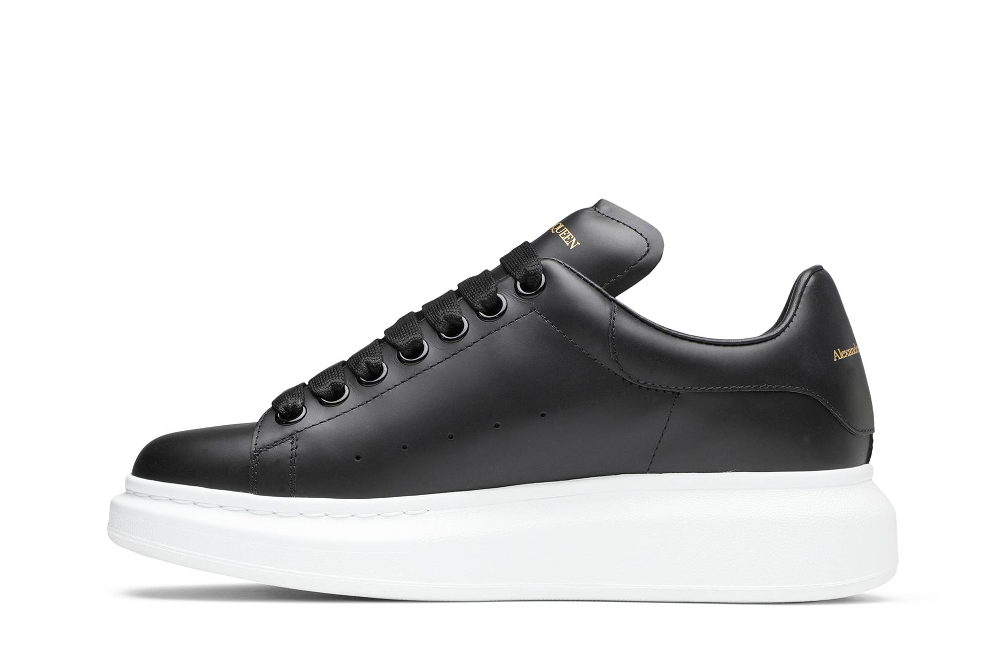 Alexander McQueen Wmns Oversized Sneaker 'Black' - 3