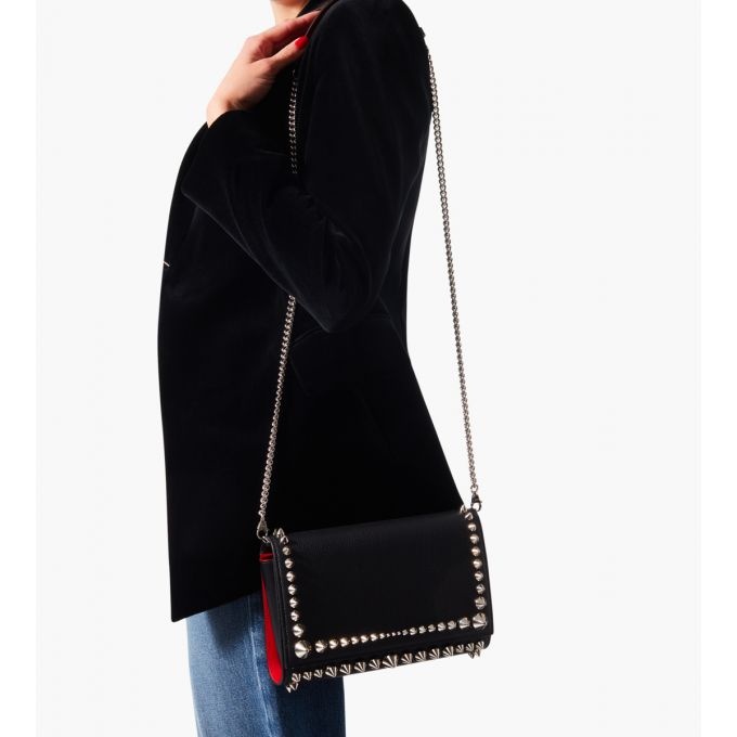 Paloma Clutch BLACK/BLACK/SILVER - 2
