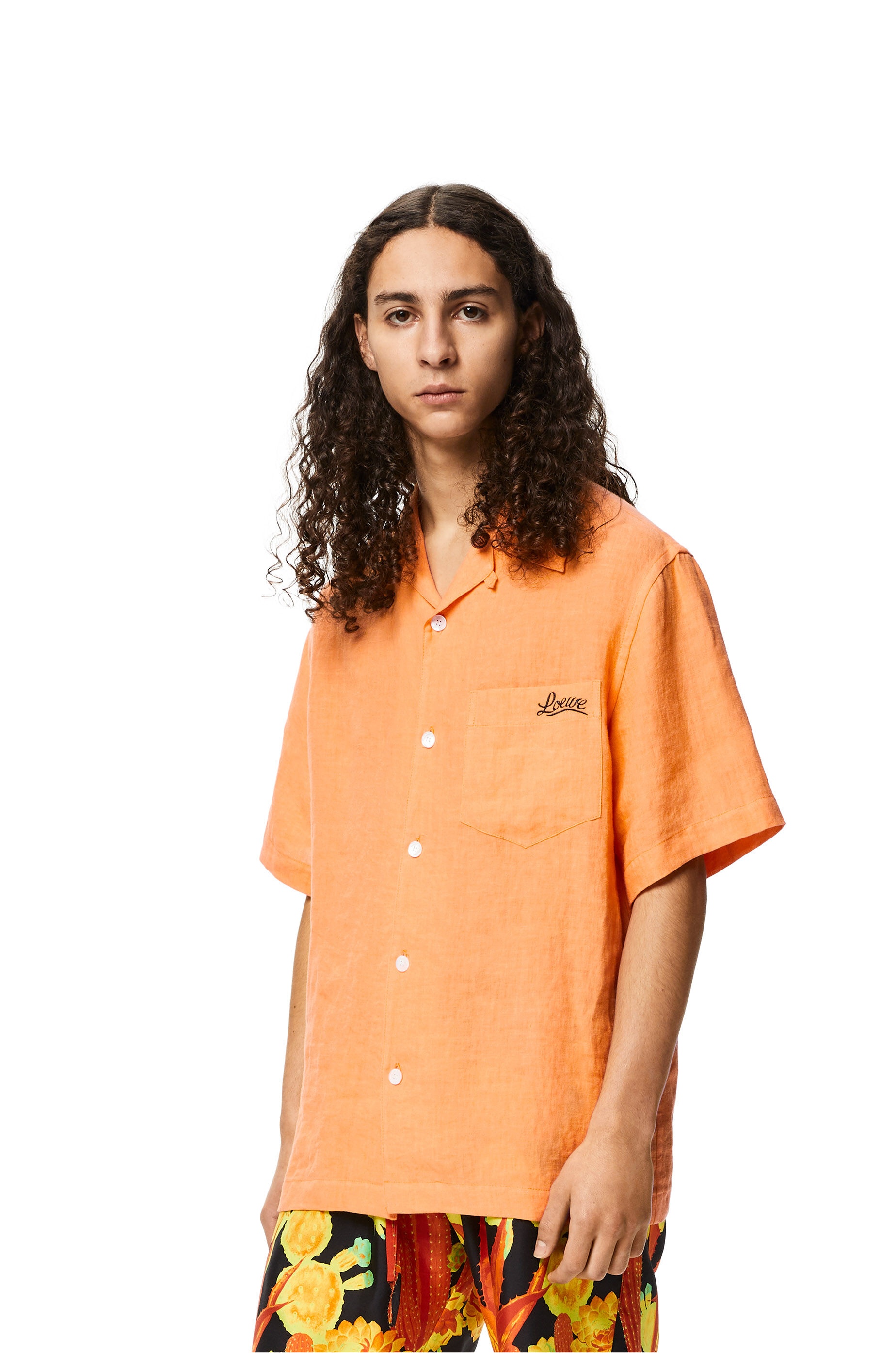 Bowling shirt in linen - 3