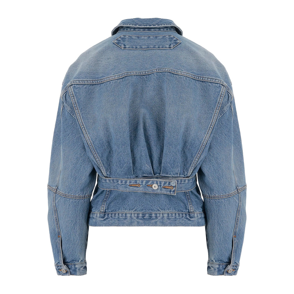 Jacquemus Blue Jackets - Denim Jackets Women - 2