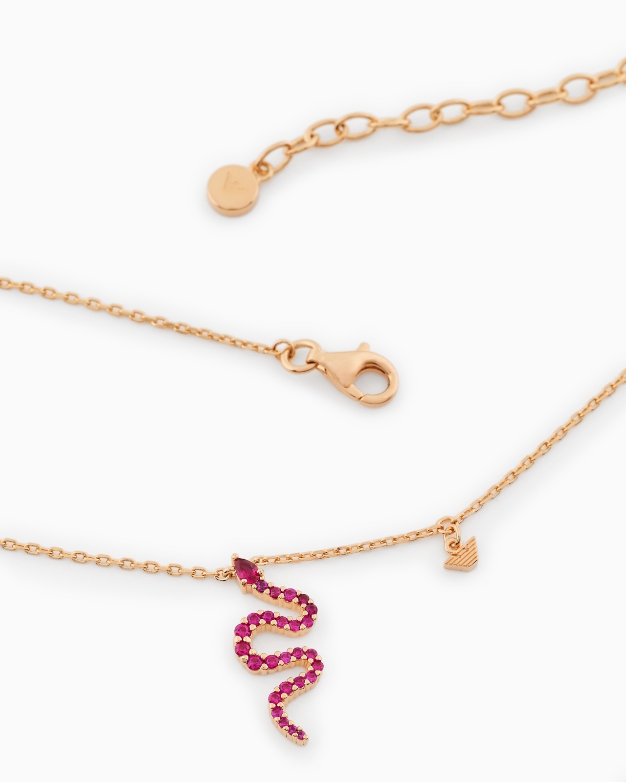 14K ROSE GOLD-PLATED STERLING SILVER PENDANT NECKLACE - 3