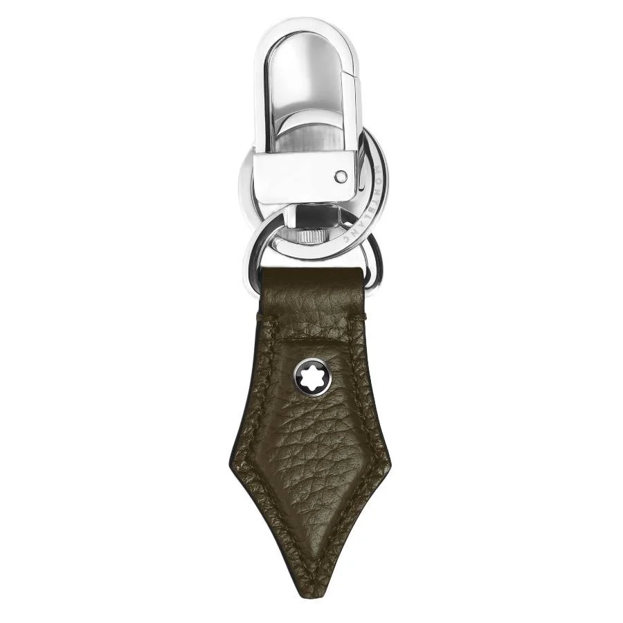 Montblanc Nib Leather Key Holder - Khaki - 1
