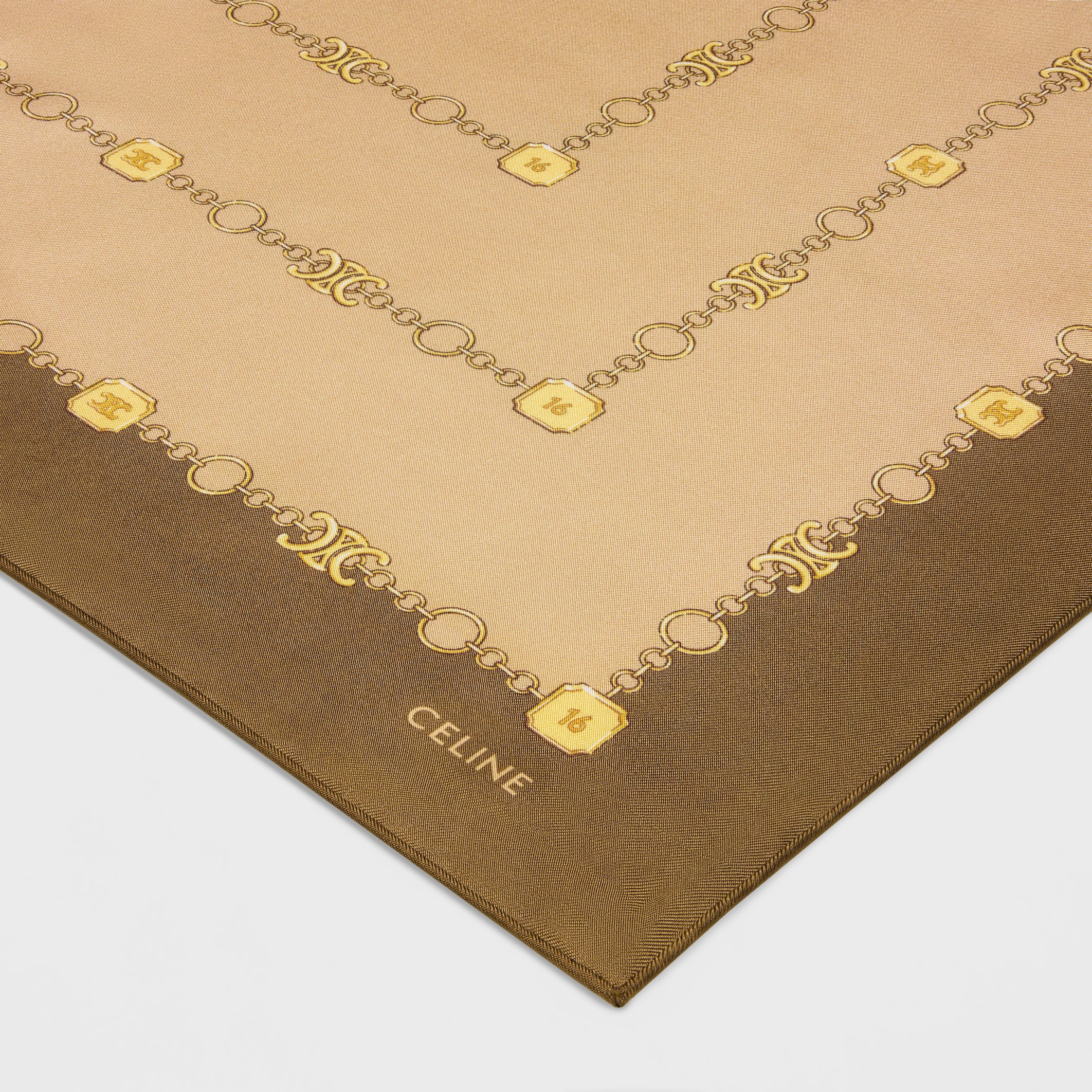 square in arc de triomphe silk twill - 2