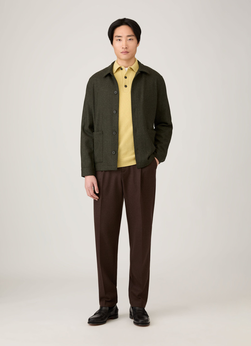 Sunspel Lambswool Polo Shirt outlook