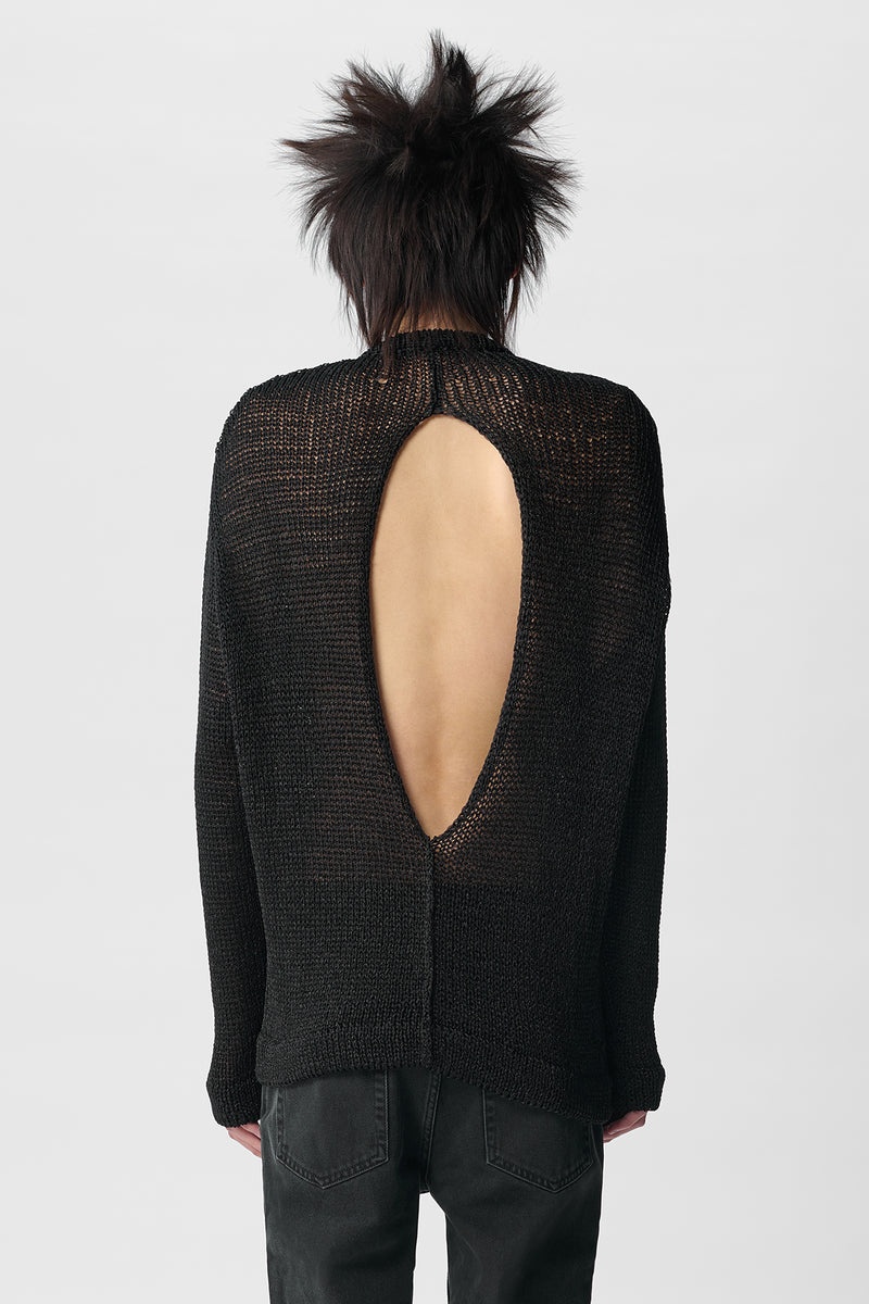 Nijs Open Back Long Sleeve Top - 3