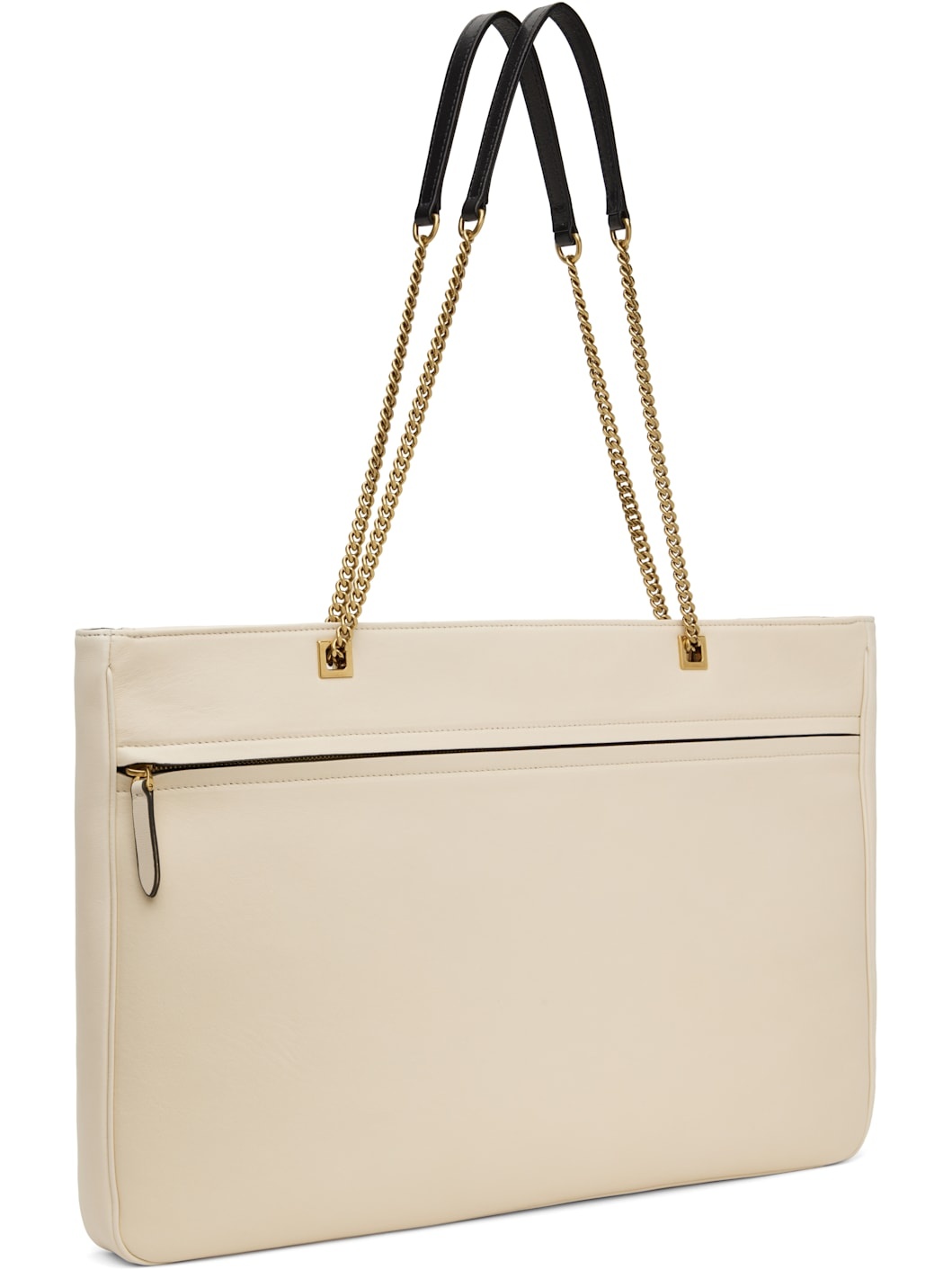 Off-White & Black Viva Superstar Nappa Leather Tote - 3