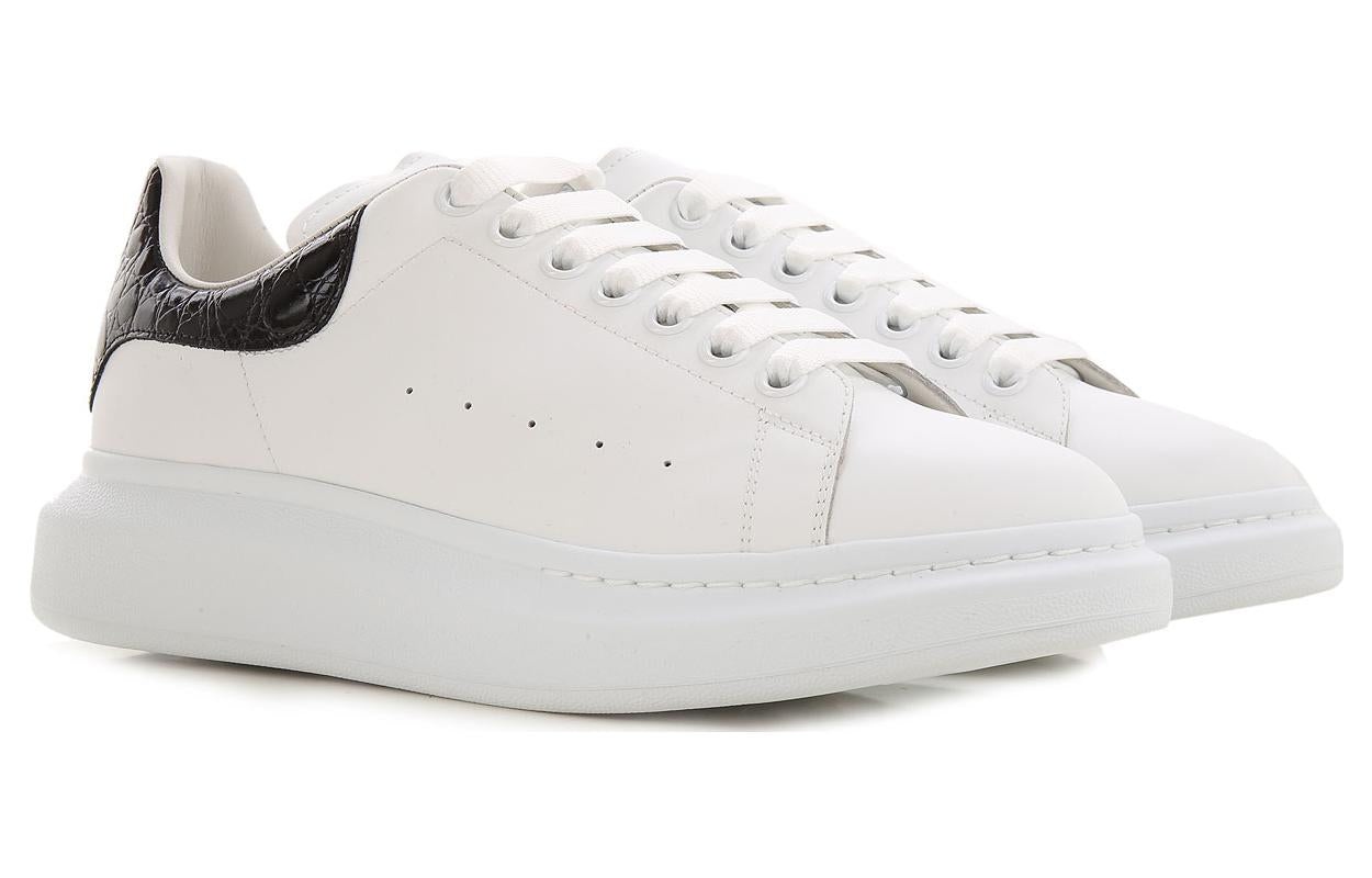 Alexander McQueen Oversized Sneaker 'Black Crocodile' 625162WHYB89061 - 3