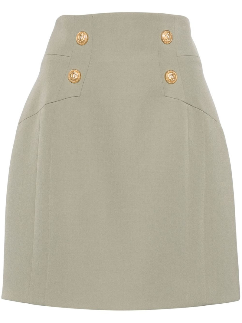 gold-tone buttons skirt 1