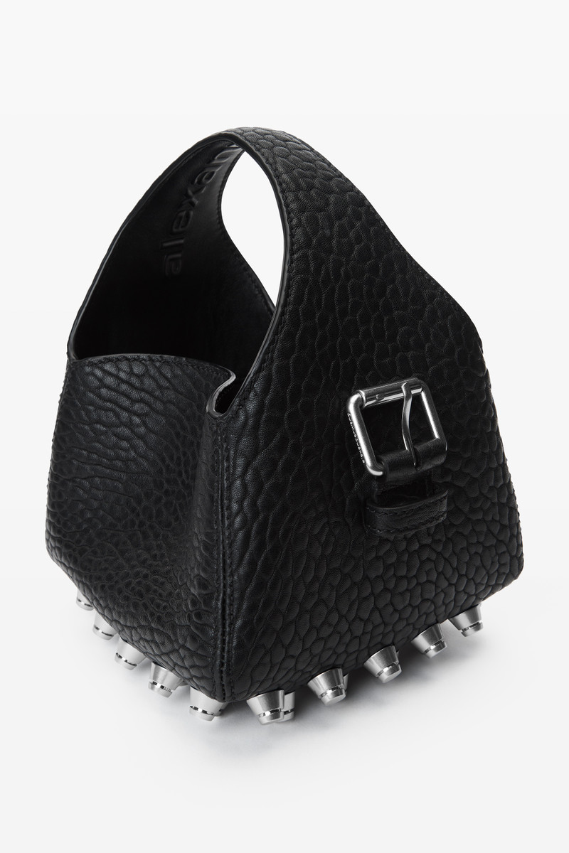 Alexander Wang rex small bucket bag in lambskin leather outlook