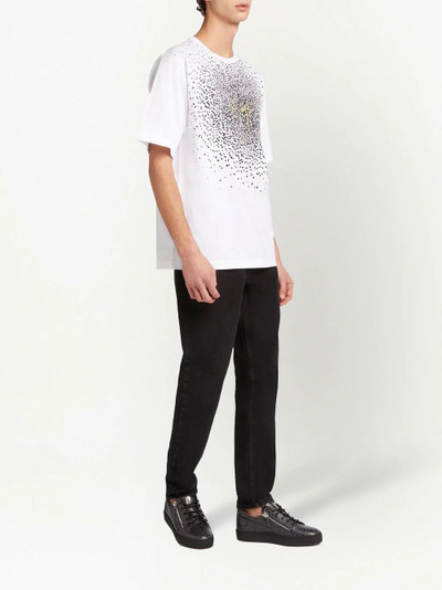 Giuseppe Zanotti splatter print short-sleeve T-shirt outlook