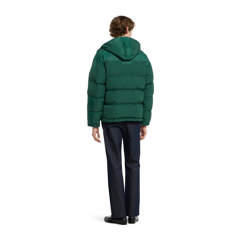 Technical nylon twill padded jacket 4