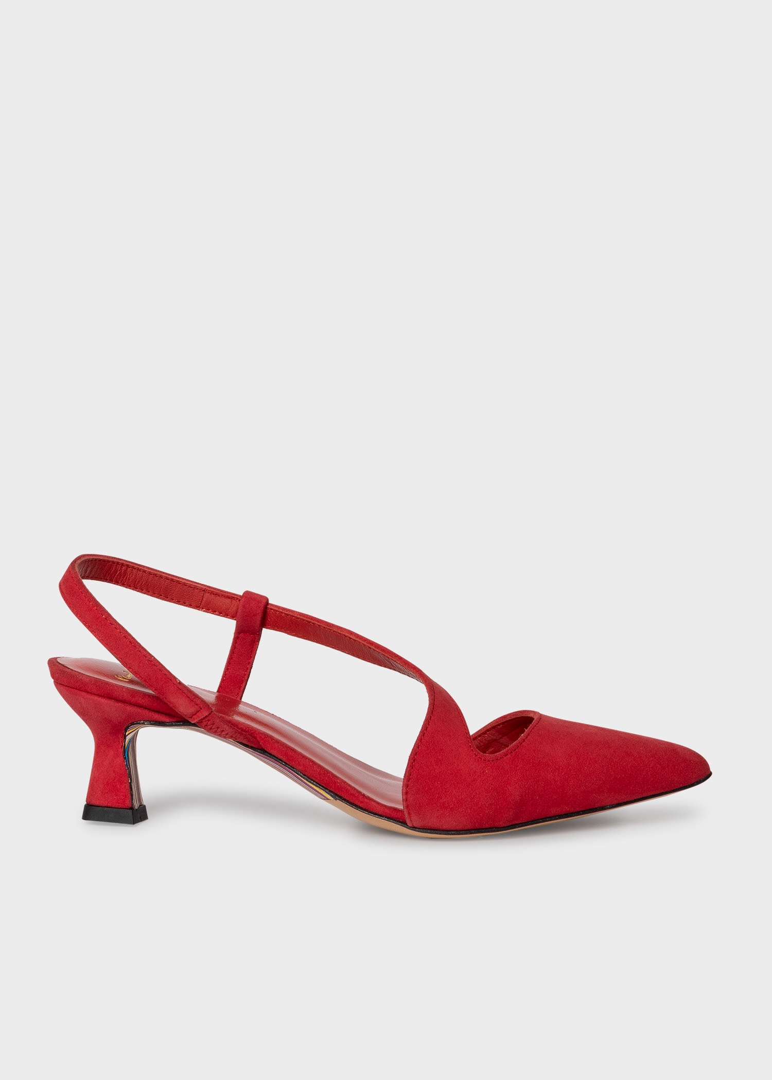 Raspberry 'Cloudy' Suede Heels - 1