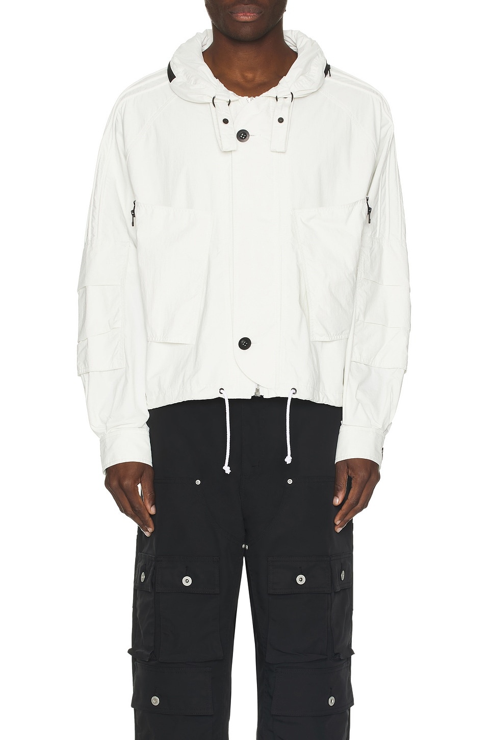 ひ*ろ様 Junya Watanabe 20aw ハーネス Junya Watanabe MAN Nylon Rip Stop Jacket | forward | REVERSIBLE