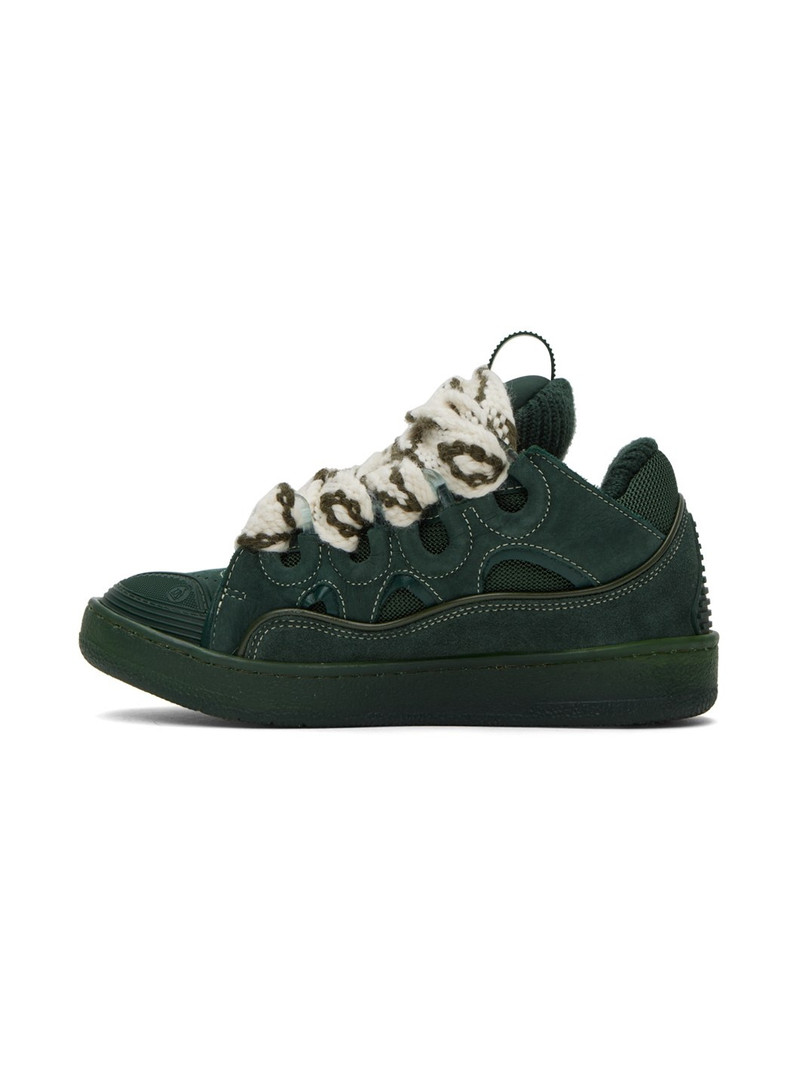 Lanvin Green Curb Sneakers outlook