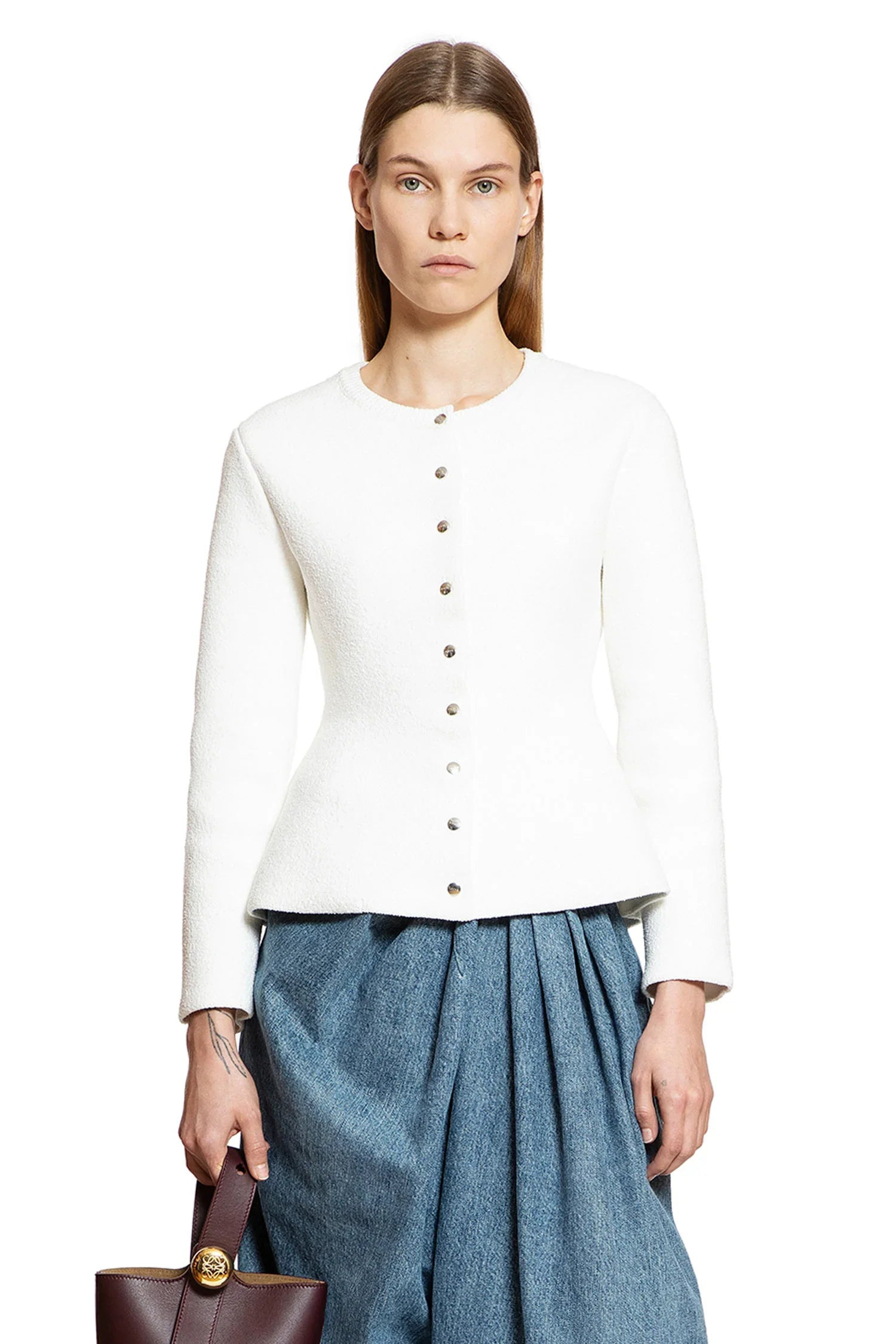 Cardigan-In-Viscose-Cotton-Silk - 5