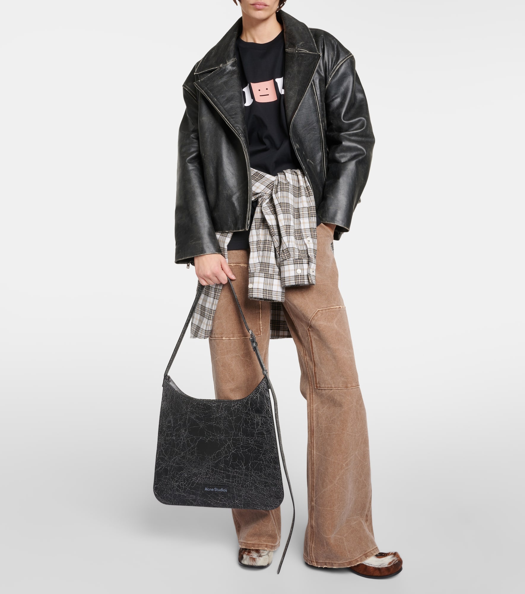 Platt leather shoulder bag - 5