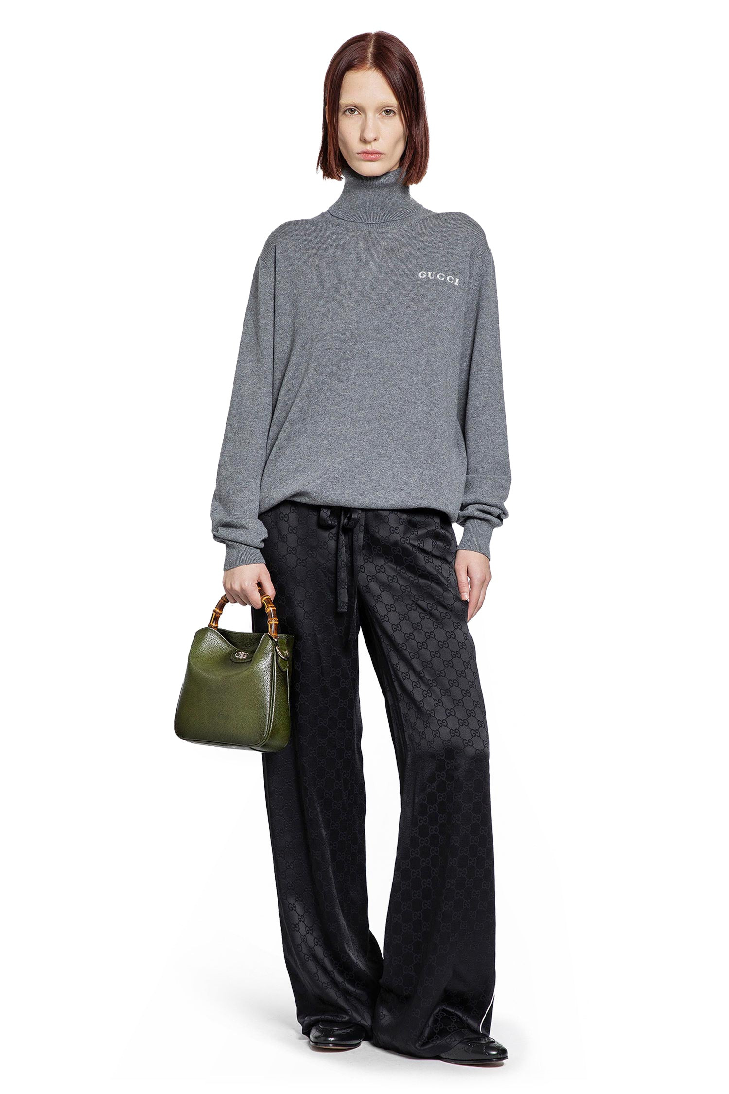 Gg Satin Pants - 5