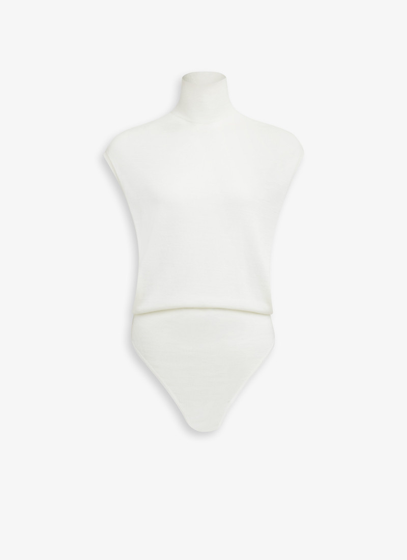 CAP SLEEVE KNIT BODY - 1