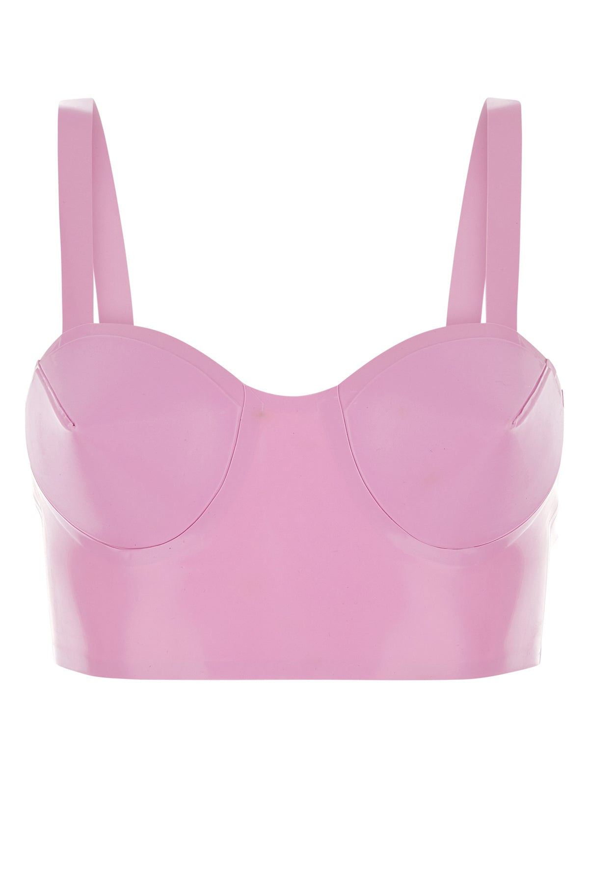 Lilac rubber crop-top - 1