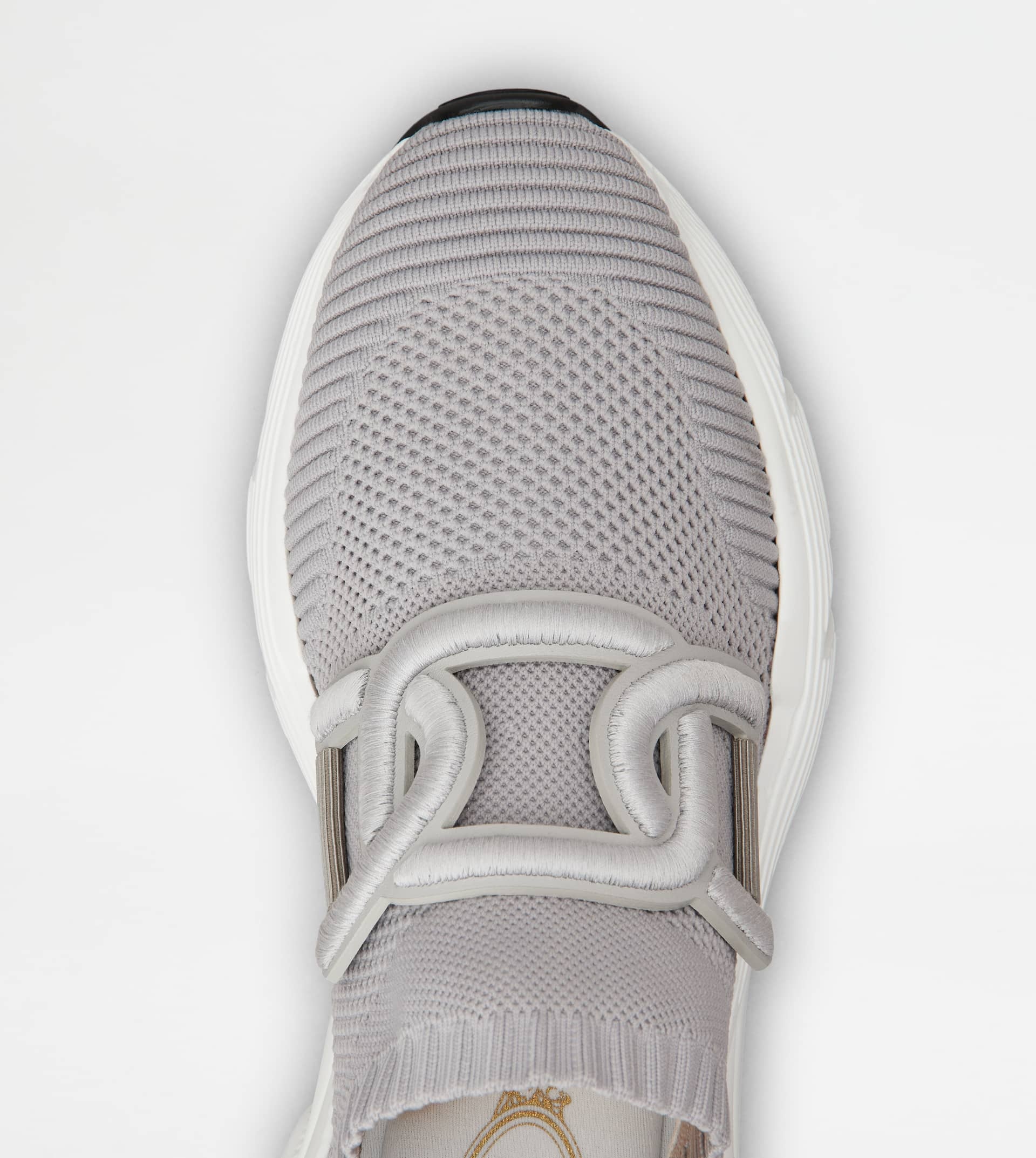 KATE SLIP-ON SNEAKERS IN FABRIC - GREY - 4