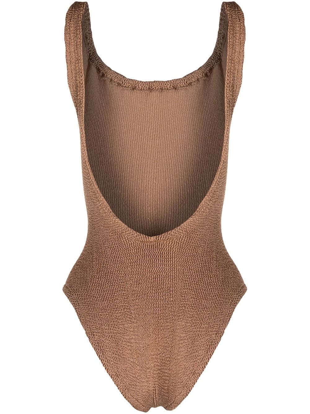 knitted low-back swimsuit - 2