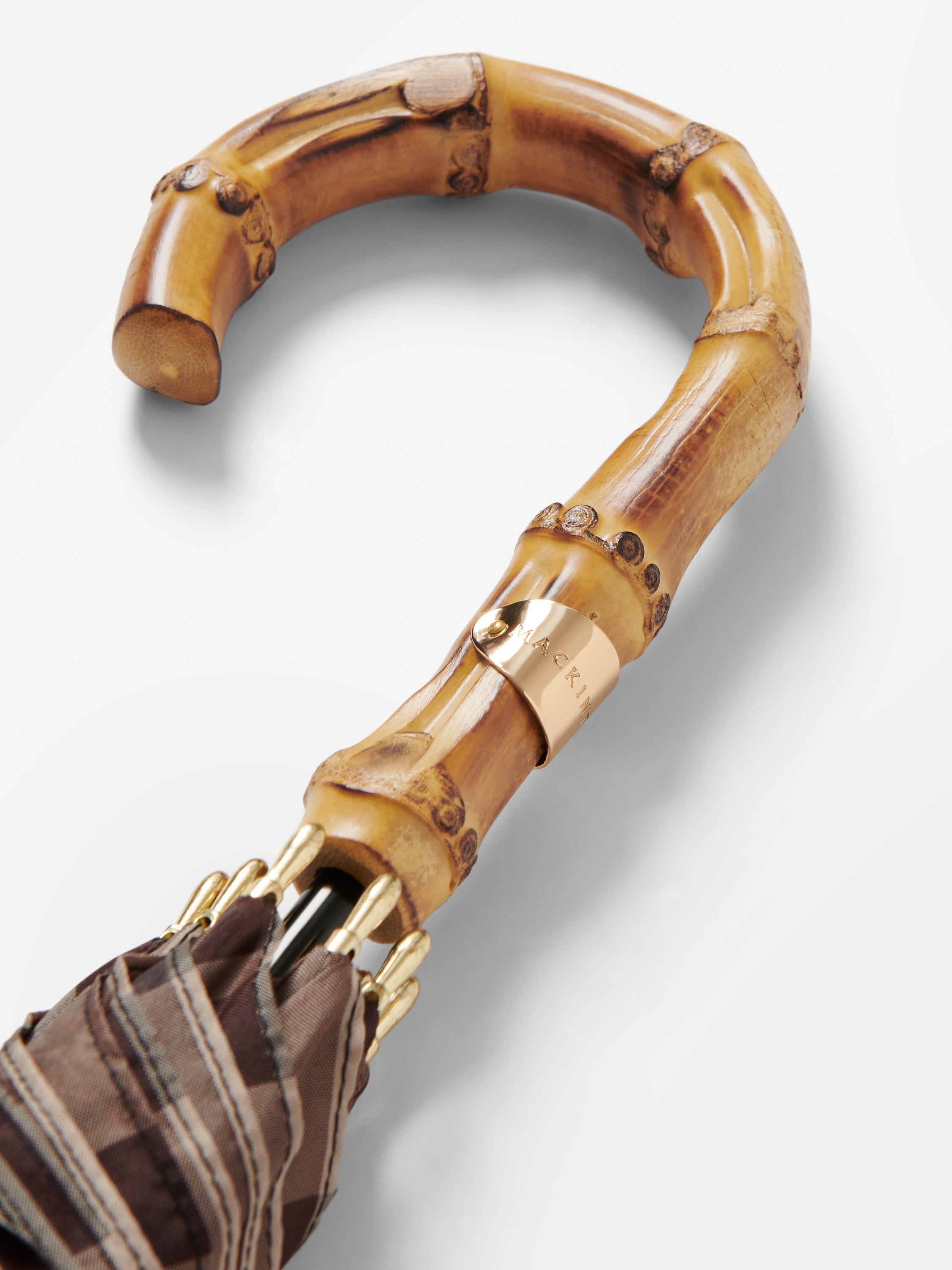 Heriot Whangee Handle Stick Umbrella - 3