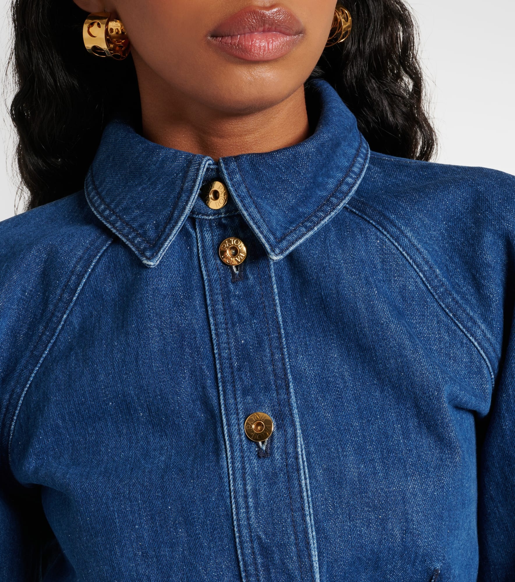 Denim shirt dress - 4