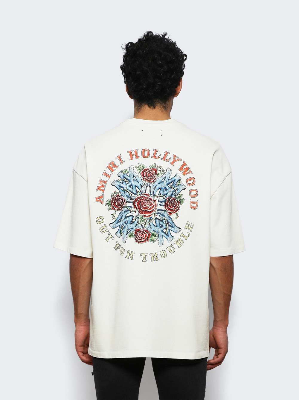 Crystal Out For Trouble Tee Ivory - 4