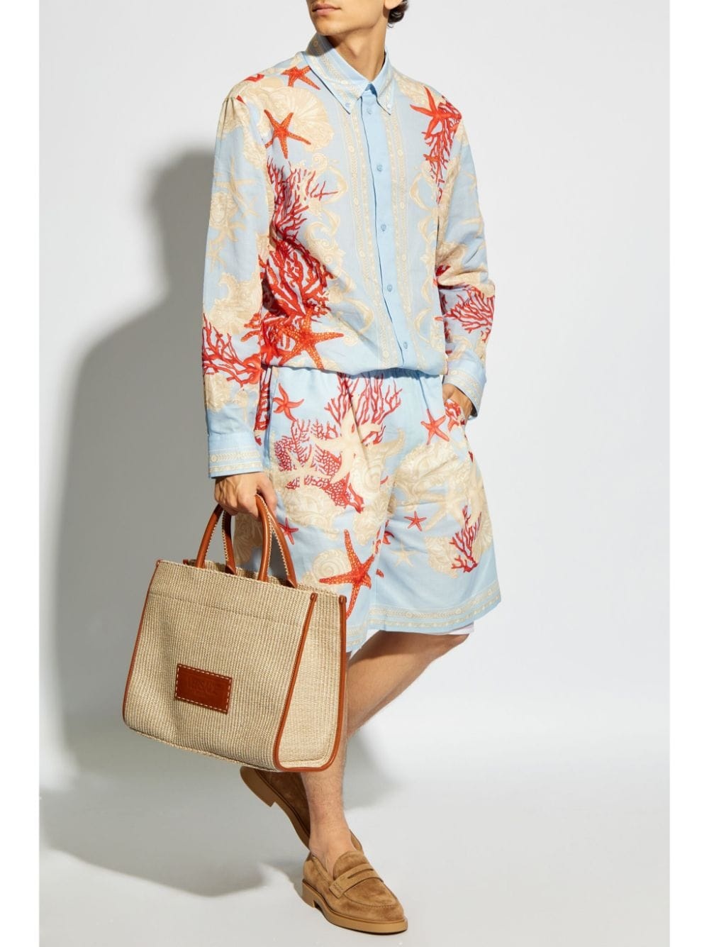 Barocco-Sea cotton shorts - 2
