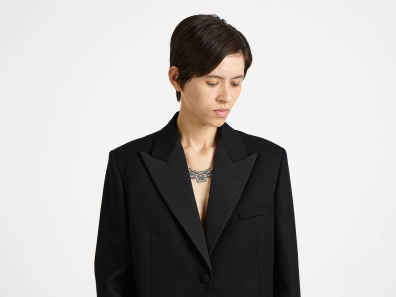 JW Anderson FITTED TUXEDO JACKET IN BLACK outlook