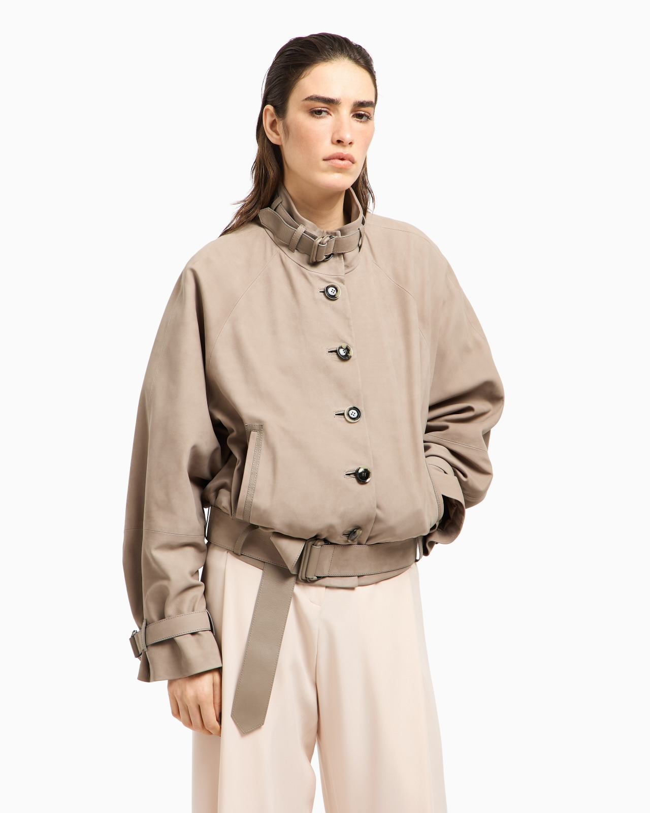 ASV CALFSKIN NUBUCK BLOUSON - 4