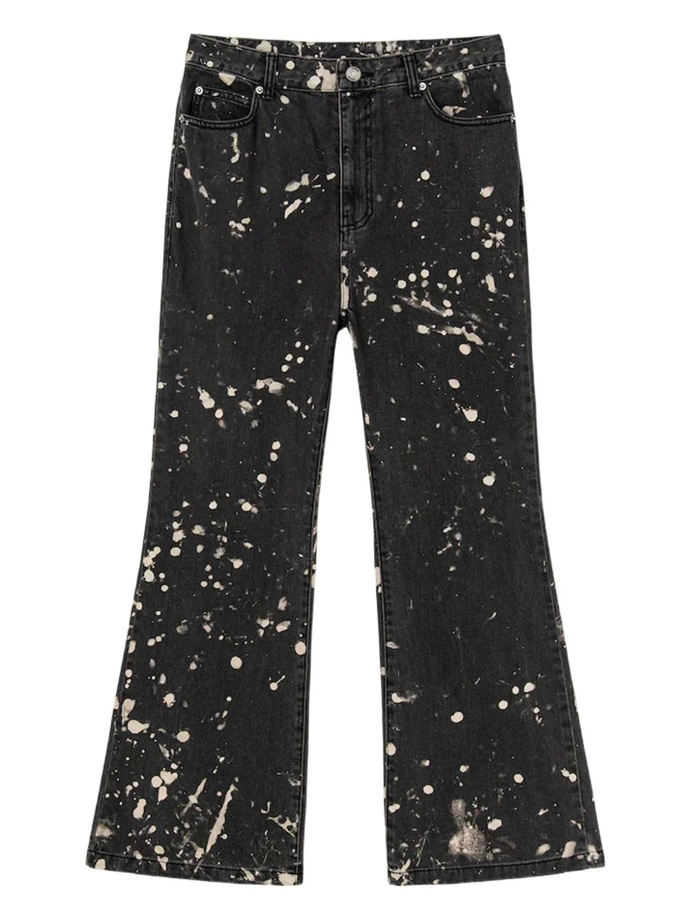 paint-splatter jeans - 1