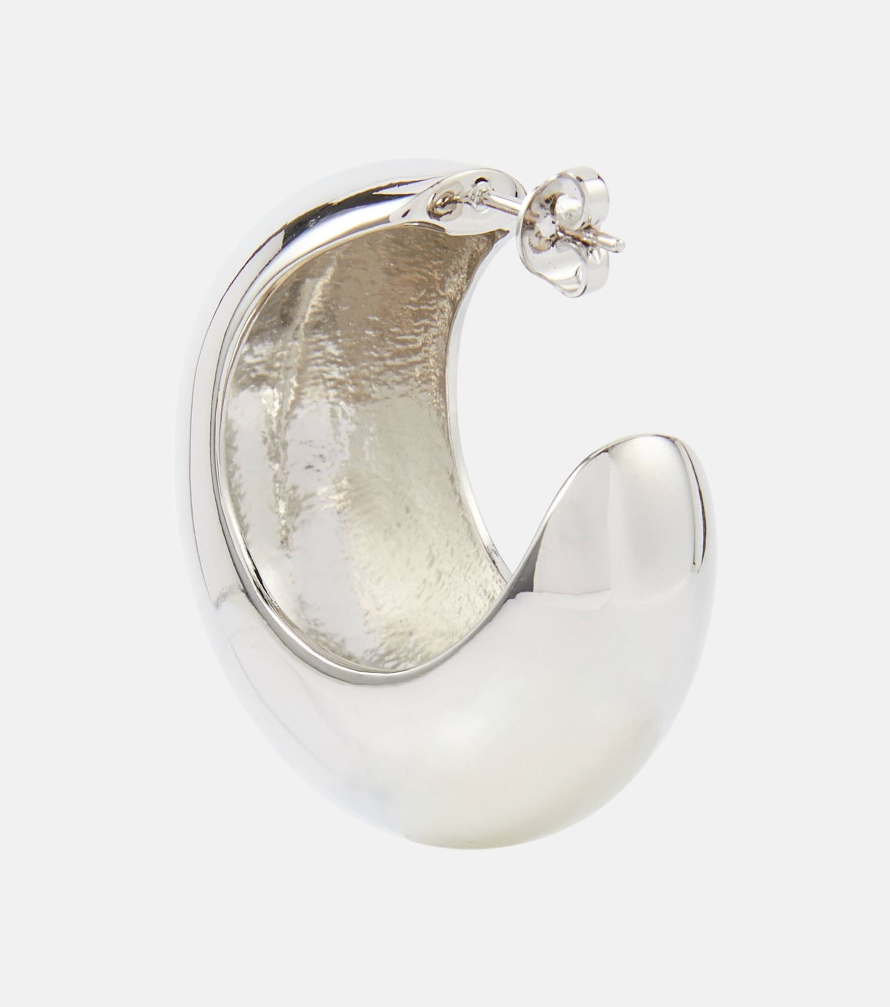 Isabel Marant Shiny Crescent hoop earrings | mytheresa