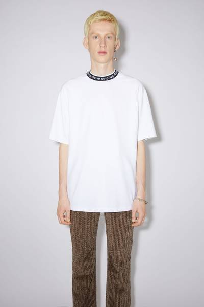 Acne Studios Logo rib t-shirt - Optic White outlook