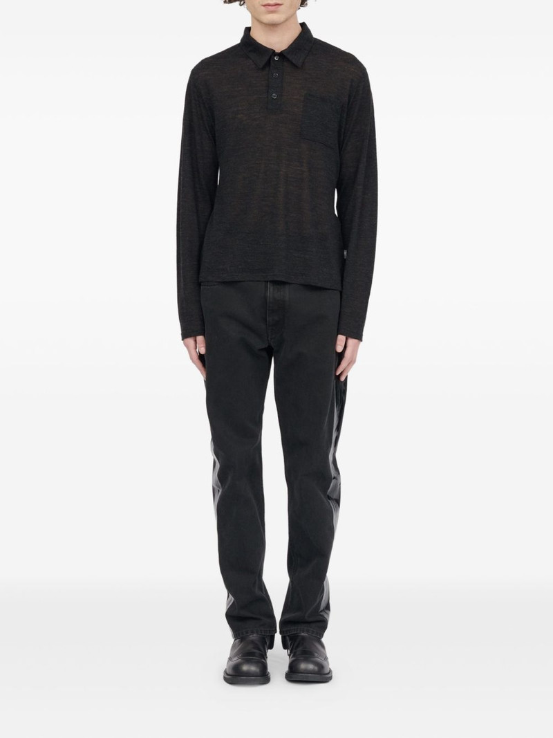 MM6 Maison Margiela long-sleeve polo shirt outlook
