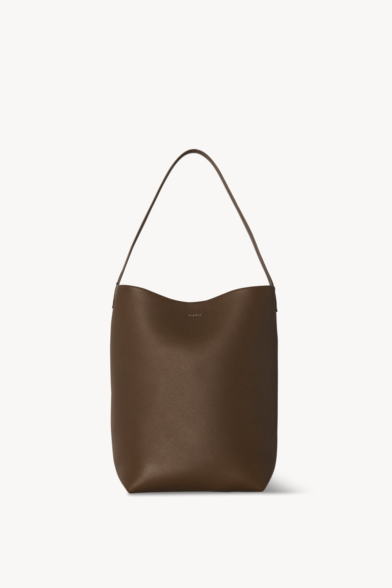 Medium N/S Park Tote Bag in Leather 1
