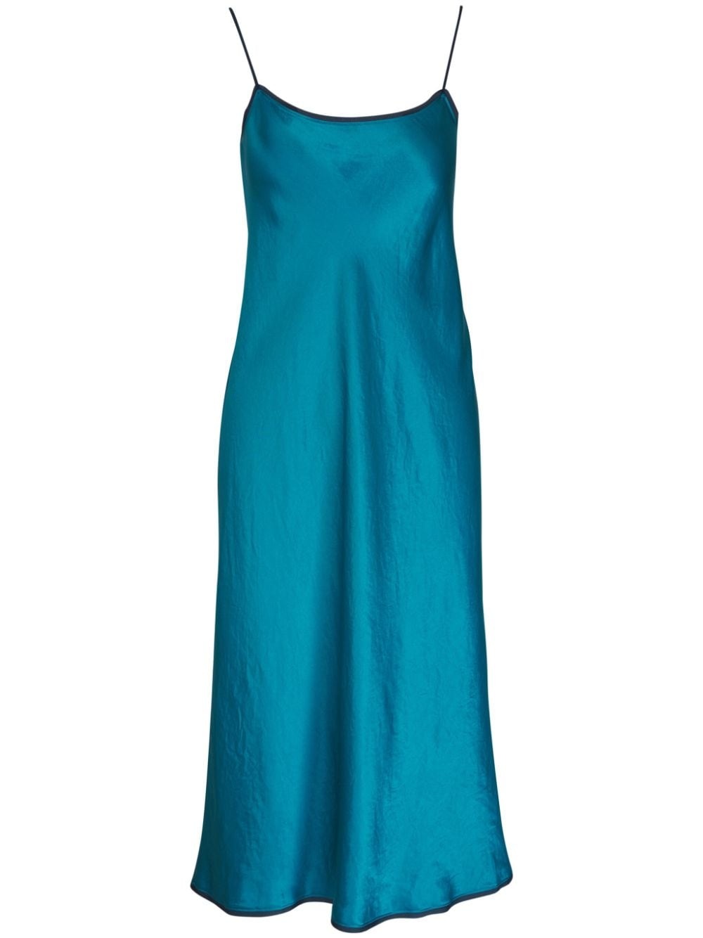 satin slip midi dress - 1