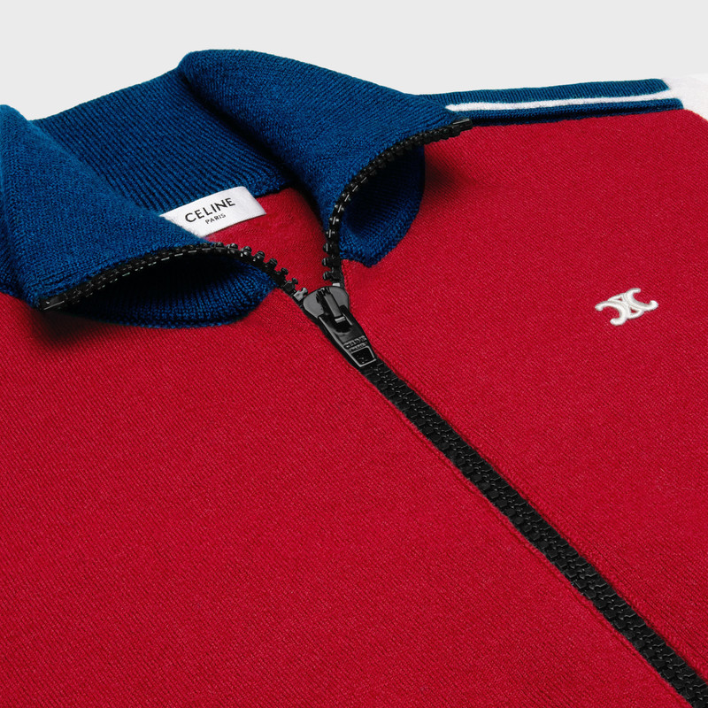 Triomphe zipped ski vest in Wool 3