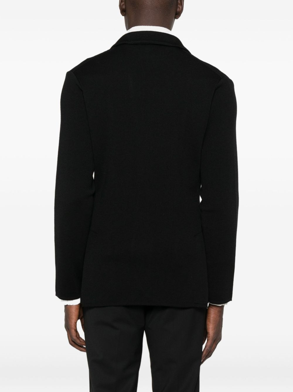 patch-pockets wool blazer - 4