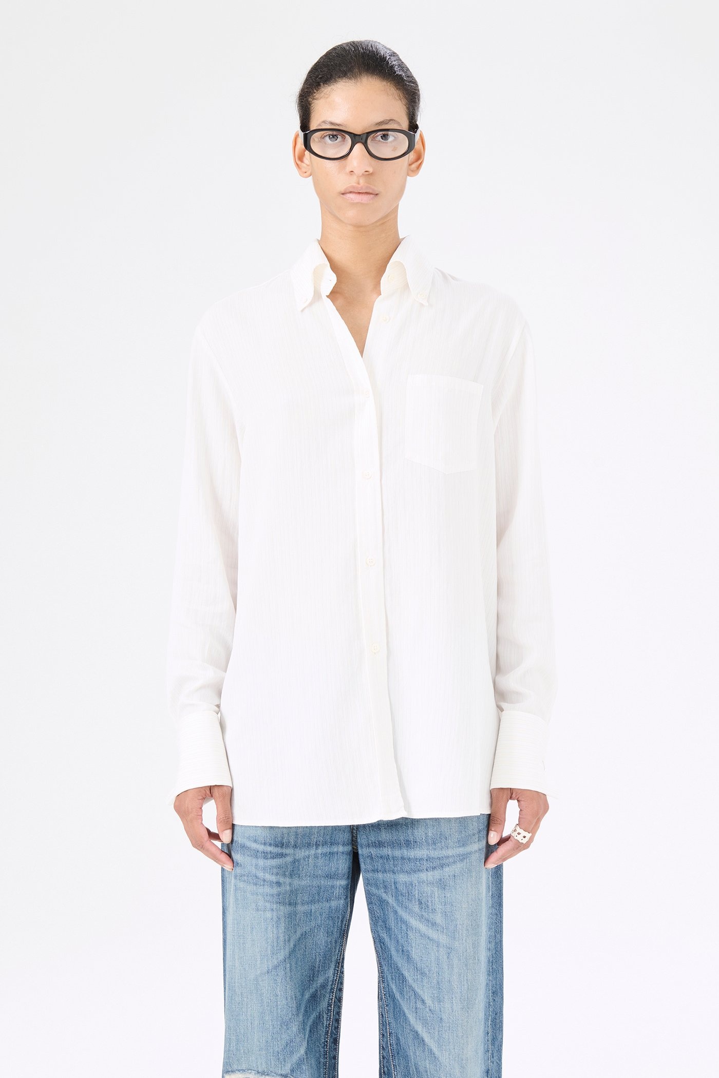Sincere Shirt French Stripe Ceremony Viscose - 3